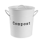 Vintage Metal Kitchen Compost Bin