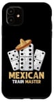 iPhone 11 Mexican Train Master Domino Player Dominoes Lover Game Mens Case