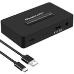 Hdmi Audio Extracteur,Adaptateur Convertisseur Audio Hdmi 4K,Hdmi Vers Hdmi + Spdif + Bluetoothaudio + Sortie Audio Convertisseur Stéréo 3,5 Mm,Répartiteur Optique Hdmi Splitter