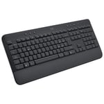 Logitech Signature K650,Clavier sans fil Ergonomique Entier avec Repose-Poignets, QWERTY Italien - Gris