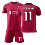 fotbollströja fotbollskläder barn liverpool salah 11 #24