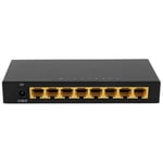 8 Port Ethernet Switch 10/100Mbps RJ45 Port Plug And Play Ethernet Splitter TPG