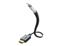 In-Akustik Star - Ultra High Speed - Hdmi-Kabel Med Ethernet - Hdmi Hane Till Hdmi Hane - 2 M - Trippelskärmad - Svart - 10K120hz (10240X4320) Support