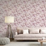 Pink Wild Rose Wallpaper Arthouse Blush Floral Bloom Roses Flowers