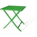 Citygarden - marius - Table de jardin pliante en aluminium vert prairie - city garden