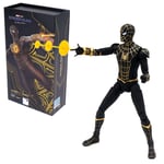 ZD TOYS Spider-Man Black & Gold Suit Marvel 7" Action Figure New