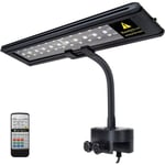 Led Lampe Aquarium, Spectre Complet Aquarium Clip Lumiere avec Télécommande, Eclairage led Aquarium Plantes (61cm,20W) [Classe énergétique a++]