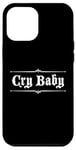 Coque pour iPhone 12 Pro Max Design gothique original CRY BABY