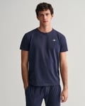 Gant Mens Shield Pyjama T-Shirt - Navy - Size Medium