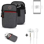 Belt bag + headphones for Samsung Galaxy S23+ Phone case