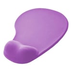 OcioDual Tapis de Souris avec Repose Poignet, Couleur Violette, Mousepad Ergonomique avec Support en Gel, Tissu Doux avec Base en Caoutchouc Antidérapant pour Mouse Laser et Optique