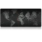 80CM x 30CM Large Mouse Pad -World Map Gaming For PC LAPTOP Anti-Slip