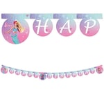 Barbie Fantasy "Happy Birthday" Die-Cut Paper Banner