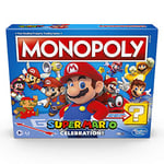 Monopoly Super Mario Celebration Edition Board Game for Super Mario Fans for Ages 8 and Up With Video Game Sound Effects, Multicolor