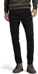 G-Star Homme Jean 3301 Slim, Noir (pitch black 51001-B964-A810), 31W / 32L