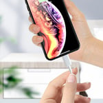 iPhone Lightning kulmikas - USB-kaapeli lataukseen ja tiedonsiirtoon 2.4A 1.2m musta