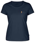 Fjallraven 89499 Övik T-Shirt W T-Shirt Womens Navy M