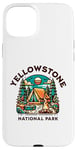 Coque pour iPhone 15 Plus Randonnée familiale en plein air dans le parc national de Yellowstone Forest