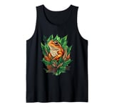 Nature Inspired Frog Graphic Cute Frog Tank Top