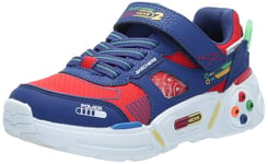 Skechers Garçon Gametronix 2.0, Blue Multi, 21 EU