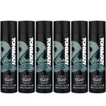 6 x 250ml Toni & Guy Men Deep Clean Shampoo With Charcoal Extract