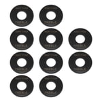 10pcs Black Rhythm Treble Toggle Switch Washer for Gibson LP Electric Guitar