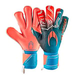 HO Soccer ESKUDO II Rollgecko Shock Blue Gants de Gardien de But Unisexe, Bleu/Rose, 6