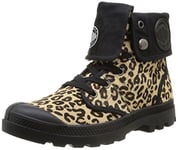 Palladium Baggy Pony Leather F, Boots Femme - Beige (671 Leopard), 42 EU