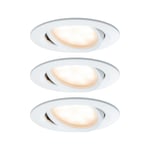 Paulmann Lampes Encastrées Smartcoin Bluetooth Set Tunwhite Pivotant LED 3x5, 5W