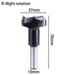 Mèches pour le travail du bois,Rotation à gauche et à droite,57mm 70mm,mèche de routeur,perçage en rangée,coupe-trou de bois,foret de routeur,trou de charnière en carbure 35mm - Type 37x70 (R) 1PC
