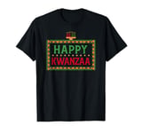 Kinara Seven Candles Principles Of Kwanzaa Happy Kwanzaa T-Shirt