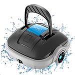 WYBOT Robot Piscine, Aspirateur Piscine pour 100 Minutes de Fonctionnement, Parking Automatique, Forte Puissance d'aspiration, Robot Nettoyeur de Piscine sans Fil jusqu'à 80 m²