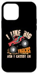 Coque pour iPhone 12 mini Vintage Monster Truck J'aime les gros camions et je ne peux pas mentir