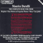 Peter Mattei, Elémer Lavotha, Mattias Wager, Paula Hoffman, St Jacob&#039;s Chamber Choir, Gary Graden  The Complete Music For Choir  CD