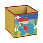 Cube de Stockage Récipient Fisher Price Éléphant 31X31CM (20140)