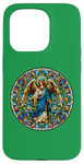 iPhone 15 Pro Stained Glass Saint Archangel Raphael Case