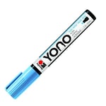 Marabu Marqueur YONO - Bleu pastel 256 - 12400103256 - Stylo acrylique polyvalent avec pointe ogive japonaise de 1,5 à 3 mm, à base d'eau, résistant à la lumière et à l'eau, pour presque tous les supports