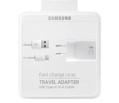 Genuine Samsung fast charger 15W USB type C to A cable - Travel adaptor