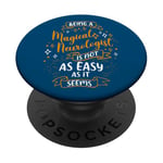 Magical Neurologist - Christmas Neurologist Doctor Women PopSockets PopGrip Adhésif