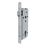 Yale Serrure de Porte en Bois Y52X00450S2 Nickel satiné, Bords carrés, entrée 45 mm