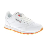 Reebok Femme Classic Leather Sneaker, White/ROSGOL/FTWWHT, 39 EU