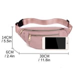 Rento naisten vyötärölaukku Fanny Pack Hands-Free-lompakkoon puhelintreeneihin matkustamiseen ja juoksuun