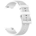 Silikoninen kellohihna Oppo Watch X:lle ja Oneplus Watch 2:lle Valkoinen