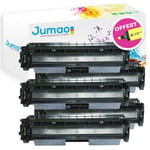 5 Toners cartouches type Jumao compatibles pour HP LaserJet Pro M203dw, Noir