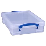 Really Useful Plastic Storage Box 4 Litre Clear