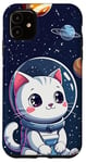 iPhone 11 Space cat phone Case