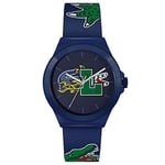 Lacoste Montre Analogique à Quartz pour Homme avec Bracelet en Silicone Bleu Marin - 2011231