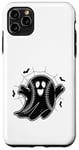 Coque pour iPhone 11 Pro Max Pichet attrape-balle molle fantôme d'Halloween