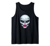 Alien with Full Beautiful Lips Tank Top