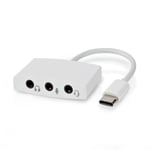 Dongle Adapter USB-C for Legacy Wired Gaming Mobile Headsets with Mic